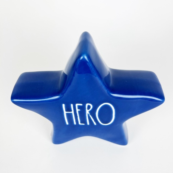 NEW Rae Dunn Artisan by Magenta HERO Blue Star Patriotic 4th of July USA Ceramic - Picture 3 of 7